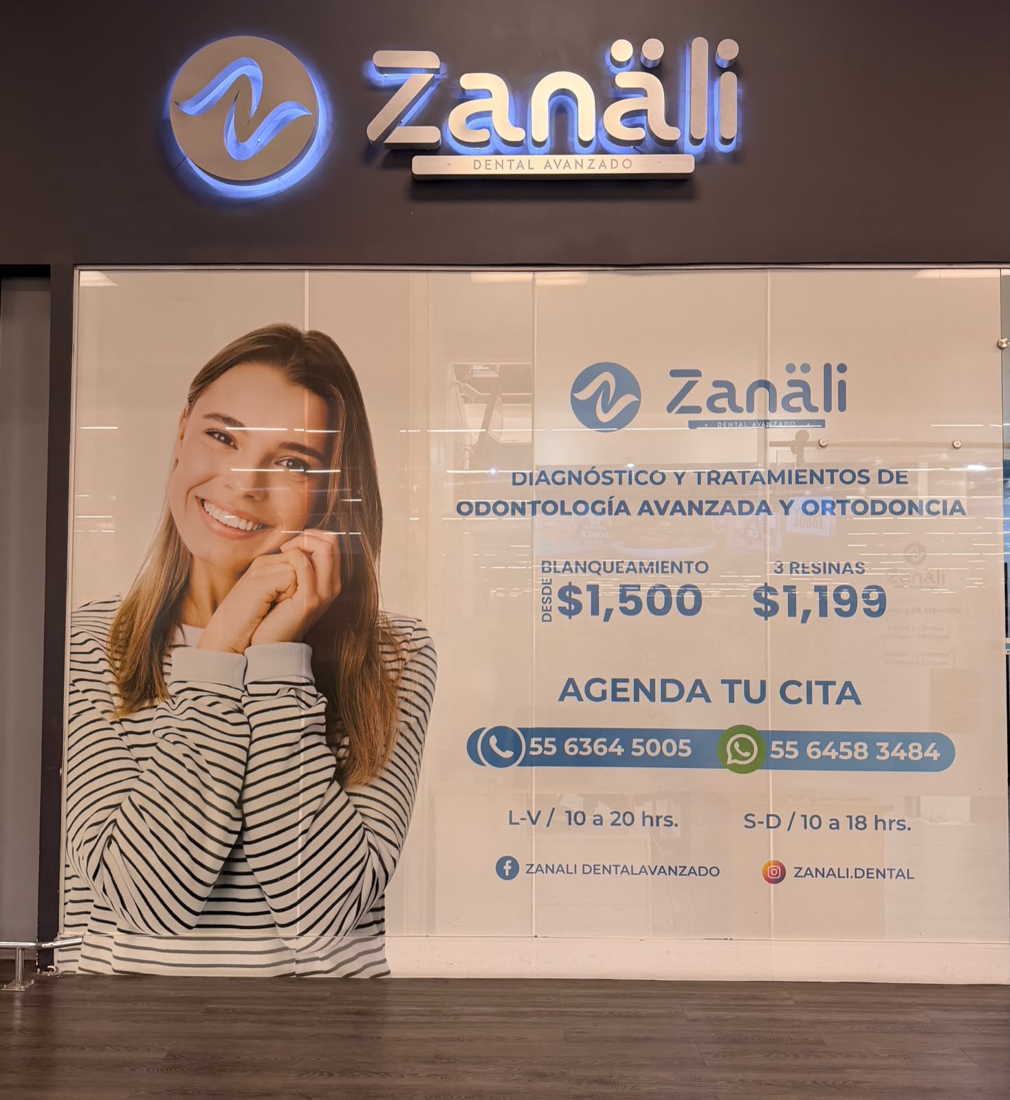 Unidad dental con diagnóstico digital en la clínica Zanäli de Tlalpan